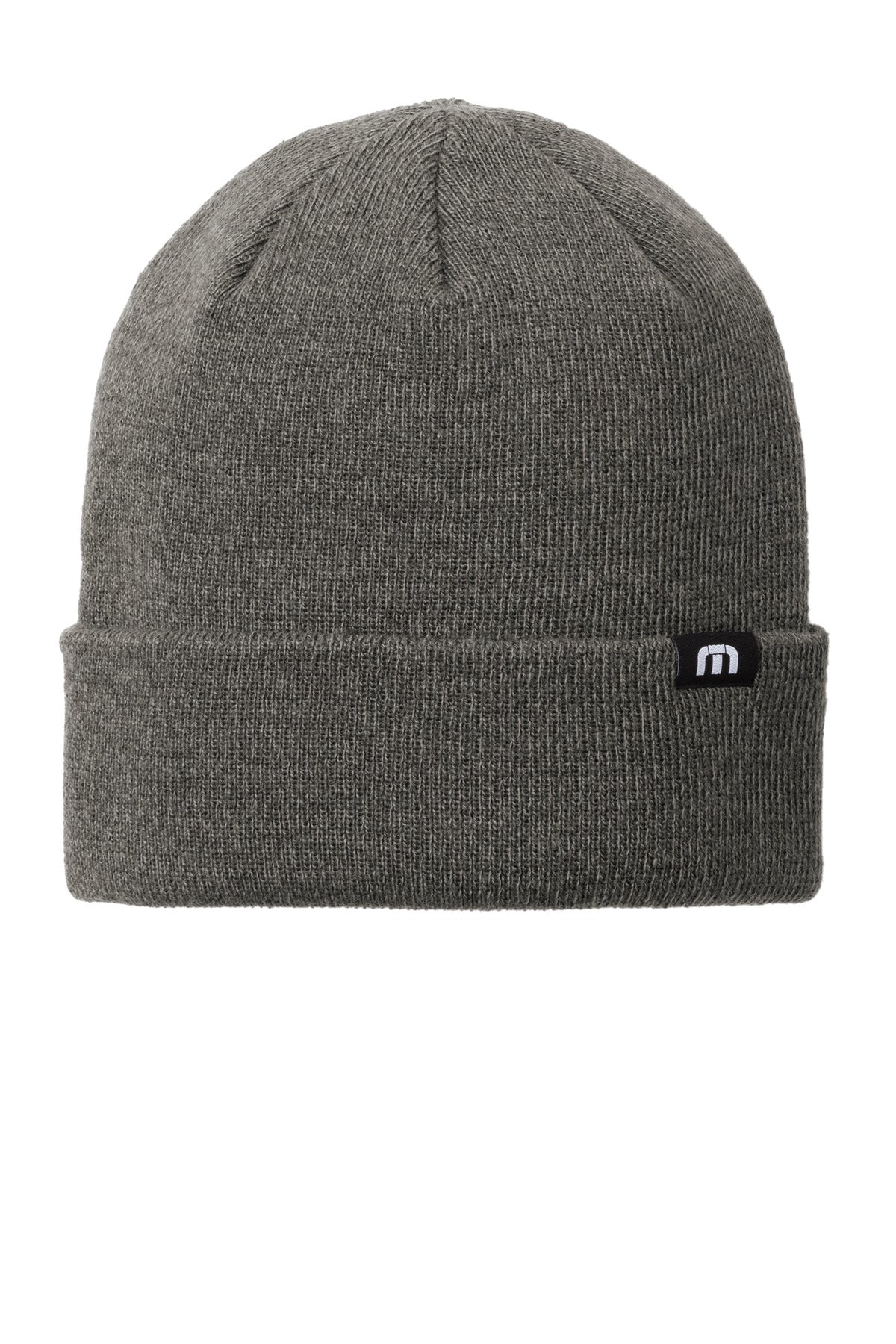 TravisMathew Solid Cuffed Beanie TM1MY394 - EMBROIDERED
