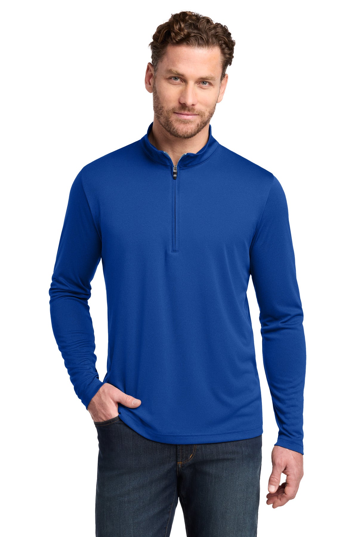 TravisMathew Coto Performance 1/4-Zip TM1MY397 - EMBROIDERED