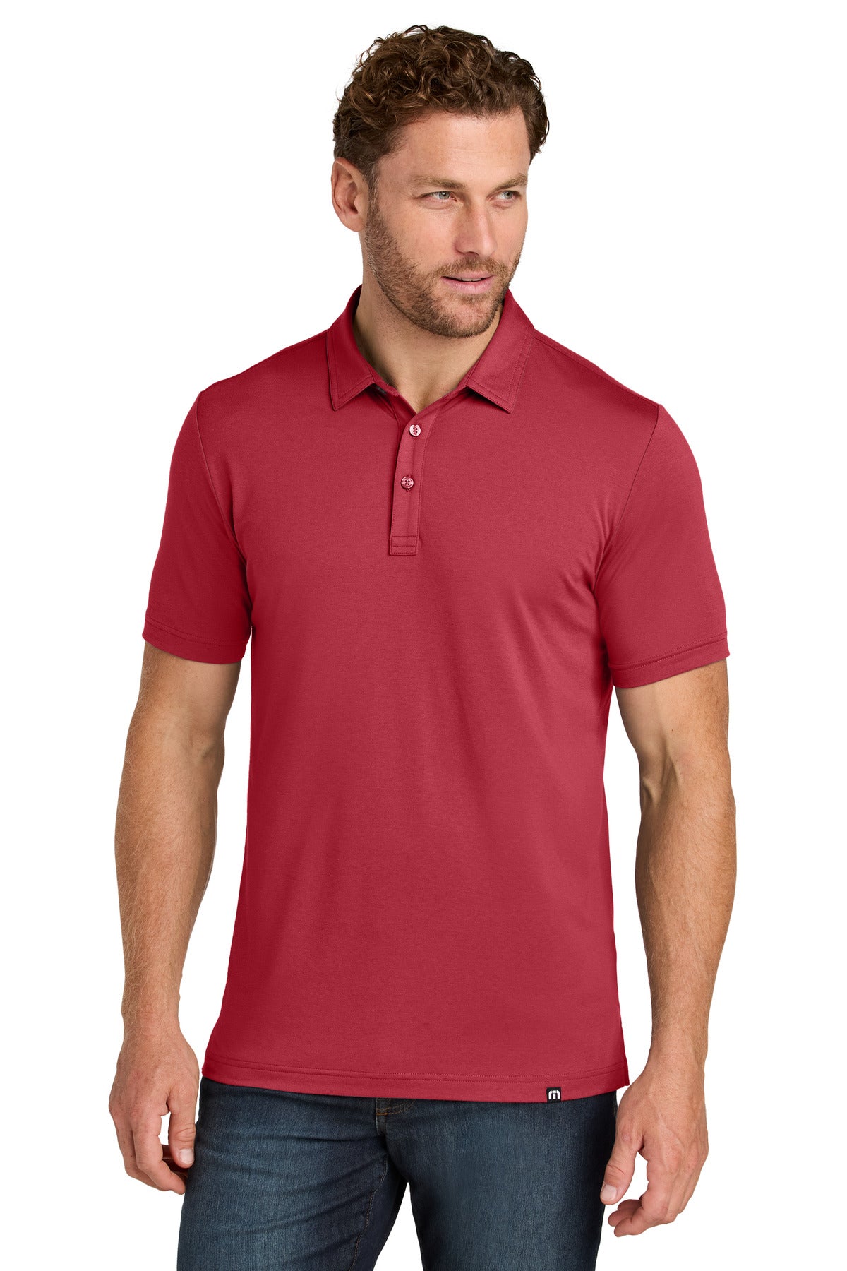 TravisMathew Glenview Solid Polo TMA41461 - EMBROIDERED