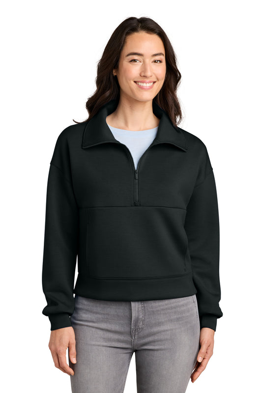 TravisMathew Women's Momentum Shift 1/2-Zip TMA42219 - EMBROIDERED
