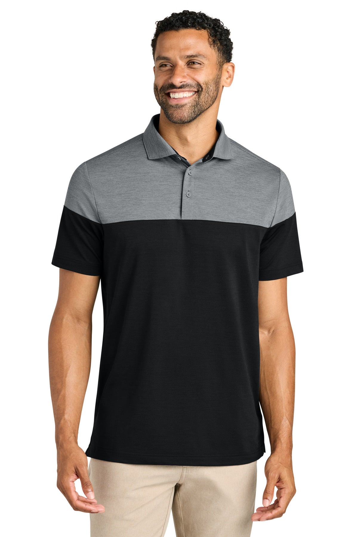 TravisMathew Onward Colorblock Polo TMA42774 - EMBROIDERED