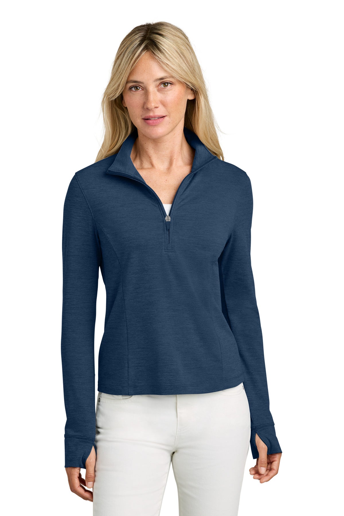 TravisMathew Women's Onward 1/2-Zip TMA42778 - EMBROIDERED