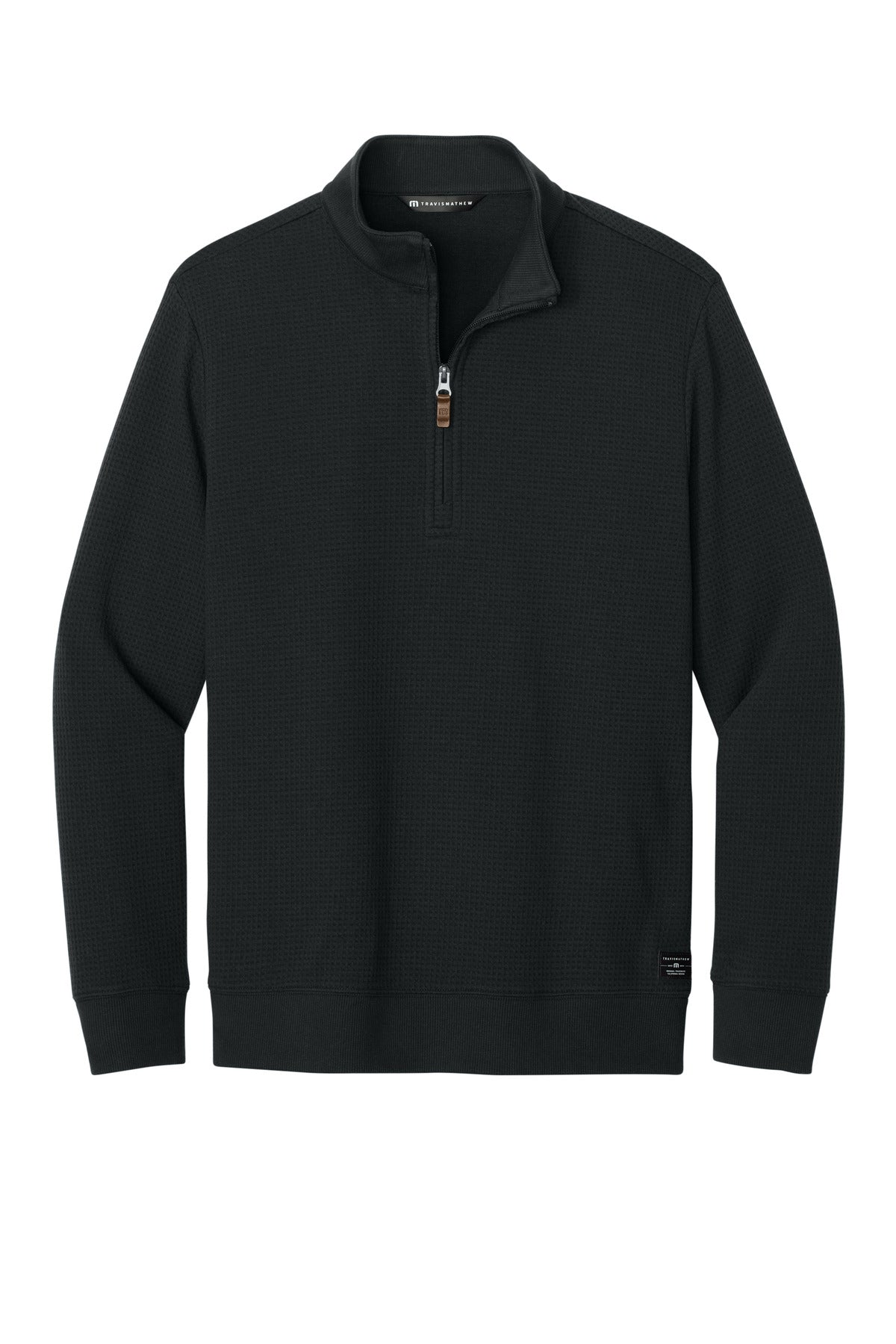 TravisMathew Waffle 1/4-Zip TMA46418 - EMBROIDERED