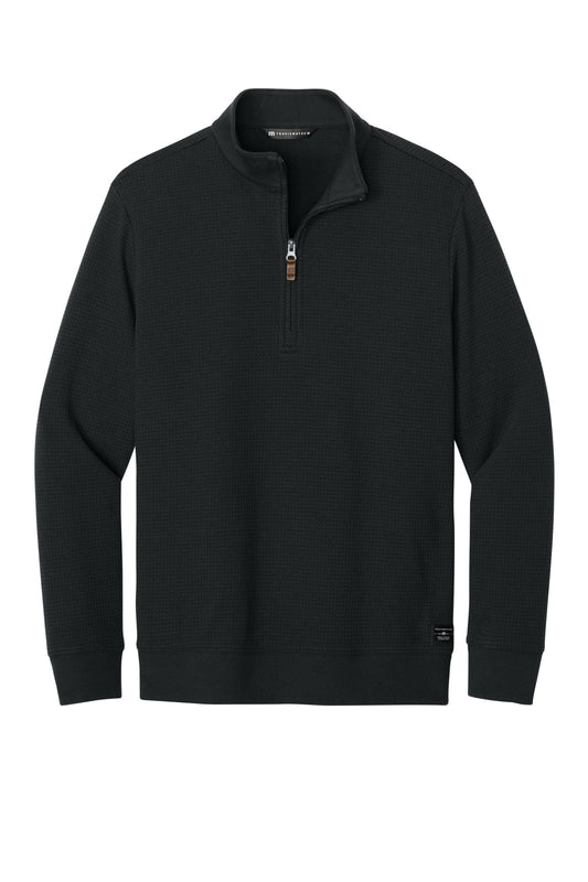 TravisMathew Waffle 1/4-Zip TMA46418 - EMBROIDERED