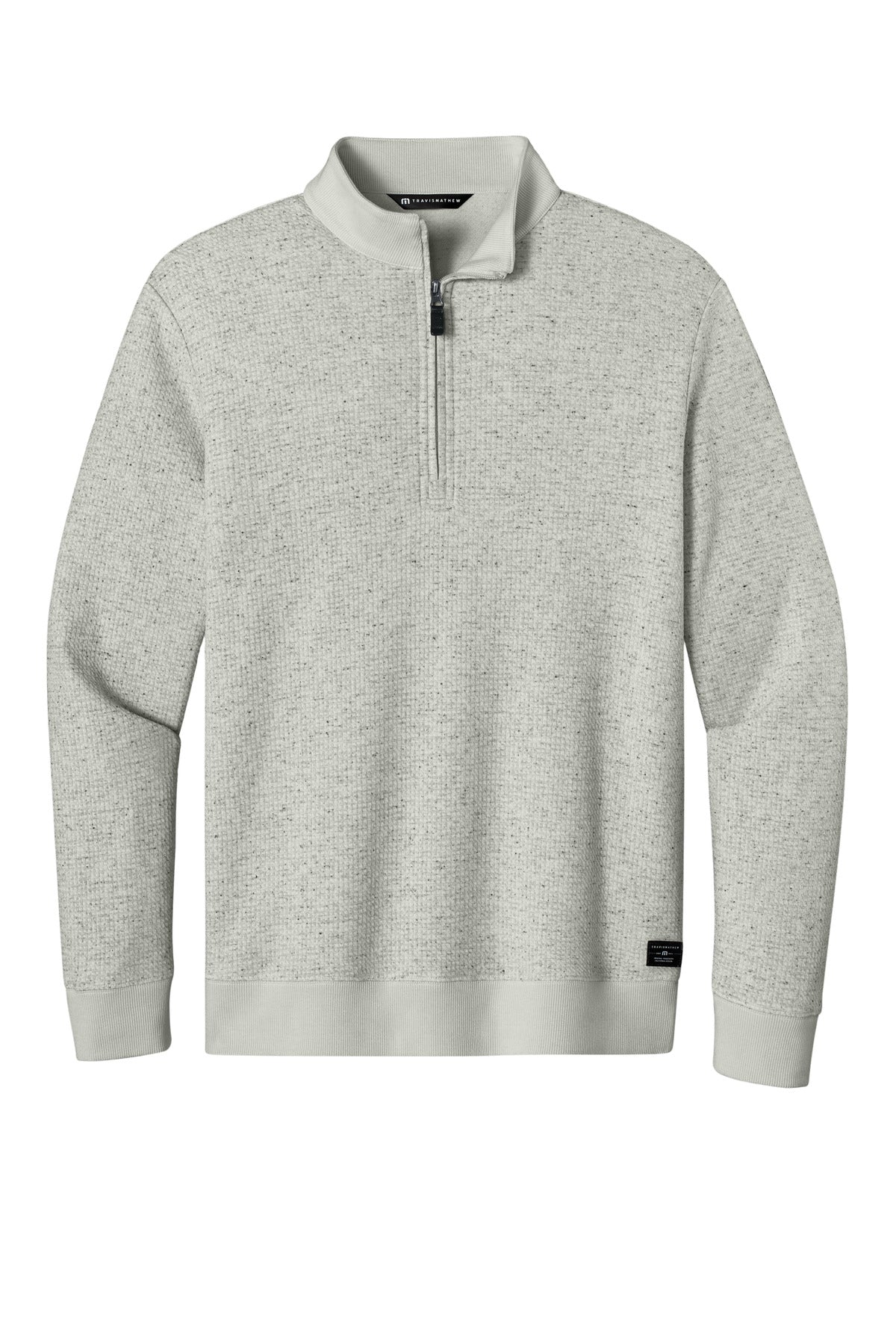 TravisMathew Waffle 1/4-Zip TMA46418 - EMBROIDERED