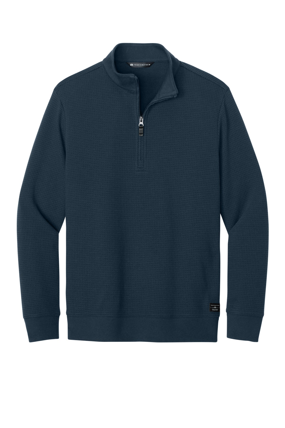 TravisMathew Waffle 1/4-Zip TMA46418 - EMBROIDERED
