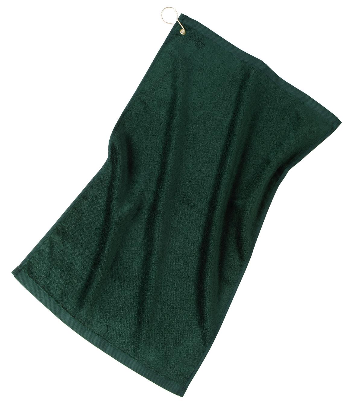 Port Authority Grommeted Golf Towel.  TW51 - EMBROIDERED