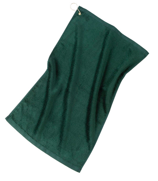 Port Authority Grommeted Golf Towel.  TW51 - EMBROIDERED