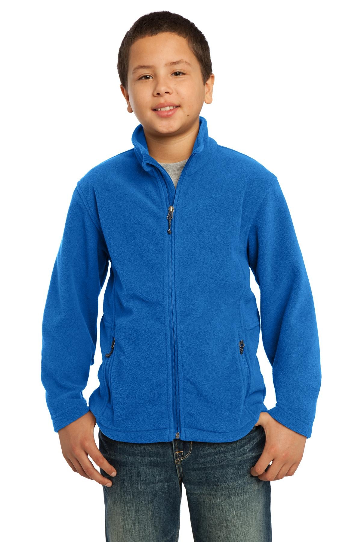 Port Authority Youth Value Fleece Jacket. Y217 - EMBROIDERED